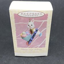 HALLMARK Keepsake Hippity Hop Delivery Easter Crayola ornament Eggs 1996 New picture