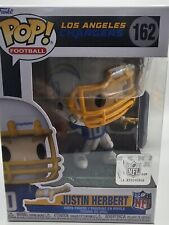 Justin Herbert Funko Pop #162 with 2020 Prism RW-4 Silver Rookie Wave CSG Mint 9 picture