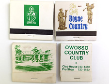 VTG Matchbook Lot Boyne Country Ski Golf Owosso Country Club Sycamore Creek picture