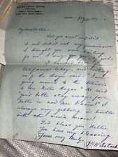Antique Famous Author Playwright Paul Wilstach Letter: Grand Opera House Chicago picture