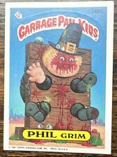 1986 Topps Garbage Pail Kids Card #268a PHIL GRIM Original Series Vintage GPK picture