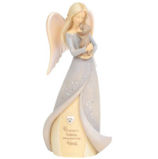 ✿ New FOUNDATIONS Figurine DOG BEREAVEMENT ANGEL Crystal Statue Heaven Memorial picture