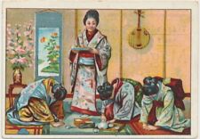 Kruger Chocolate Trade card late 1800's early 1900's Geisha's picture
