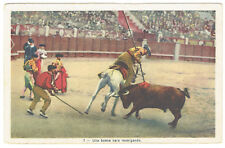 Spanish Toreador bull fighter in arena picture