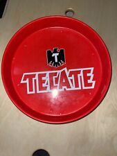 Vintage Cerveza Tecate Beer Metal Serving Tray (13x13x3) LWH picture