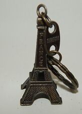Paris France Eiffel Tower Figural Metal Keychain picture