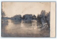 Washta Iowa IA Postcard RPPC Photo View Of Little Soo c1910's Posted Antique picture