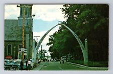 Quebec Canada, Entrance National Shrine Of Notre-Dame du Cap, Vintage Postcard picture