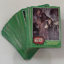 Vintage 1977 Topps Star Wars Green Series 4 Complete 66 Card Set - Low Grade picture