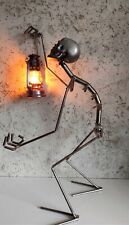 Skeleton, kerosene lamp, real fire, light, floor lamp, 30 inch, metal picture
