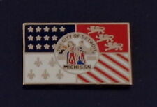 City of Detroit Michigan Flag LAPEL PIN picture