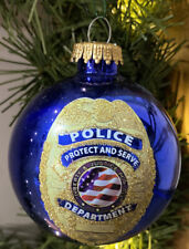 Police Policeman Christmas Tree Ornament American Pride Christmas by Krebs New picture