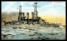 Postcard USS Rhode Island BB 17 picture