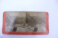Early 20th Century Stereoview Card #6457 Memories Olden Time Orange Border picture