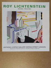 1997 Roy Lichtenstein Exhibition Anthony d'Offay Gallery vintage print Ad picture