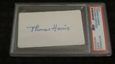 Thomas Harris signed autographed psa slabbed author of Silence of Lambs Hannibal picture