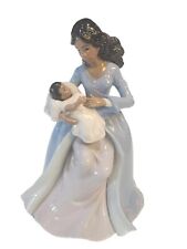 Detailed Porcelain Mother Holding Baby.   African American Beautiful  picture