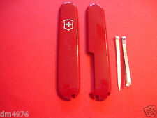 NEW SWISS ARMY VICTORINOX  91mm RED PLUS SCALES W/TOOTHPICK & TWEEZER  picture