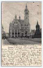1901 The New Town Hall of Dessau Saxony-Anhalt Germany Posted Antique Postcard picture