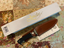 Vintage Junglee Knives Baby Hattori Fighter - Box & Leather Sheath - Ships Fast picture