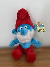 Papa Smurf Plush Doll 1979 EUC With TAGS The Smurfs Wallace Berrie Peyo NUTSHELL picture
