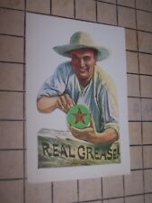 OLD VINTAGE c.early 1900's TEXACO REAL AXLE GREASE TRADE/POSTCARD 1989 DOVER picture