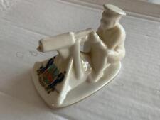 WWI Crested china tommy gun model - Rare picture
