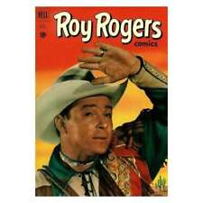 Roy Rogers Comics (1948 series) #48 in Very Good + condition. Dell comics [p; picture