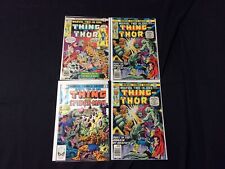 Lot Of 4 Marvel Two-in-One Comic Books #22, #23, #90 picture