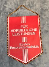 East German Army pennant NVA DDR banner Flag Original Best Reservist Award picture