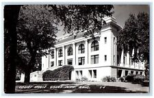 Great Bend Kansas KS Postcard RPPC Photo Court House Building 1950 Vintage picture