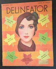 DELINEATOR October 1931 Women's Magazine DYNEVOR RHYS Art Deco Cover PATTERNS picture