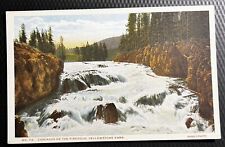 Cascades of the Firehole, Yellowstone Park Vintage Postcard  picture
