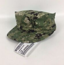 New USN NWU Type III Digital Woodland Utility 8 Point Cap Hat Size 7 SEAL AOR2 picture