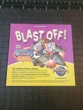 Jimmy Neutron's Nicktoon Blast Universal Orlando Print Ad 2003 5x5 picture