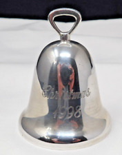 1998 Reed & Barton Silverplate The Silver Bells Annual Christmas Ornament 3