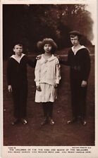 ROYALTY Vintage ORIGINAL PC - Prince Charles, Princess Marie, Prince Leopold picture