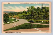 Blaine OH-Ohio, Triangle and Routes St Clairsville, Vintage c1938 Postcard picture