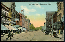 1912 East Main Street Kalamazoo Michigan Historic Vintage Postcard picture