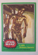 1977 Topps STAR WARS Vintage Ser. 4 / C-3PO 'Goldenrod' #207 Error Card - ExCond picture