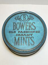 Vintage Bowers Old Fashioned Creamy Mints Tin with Lid picture