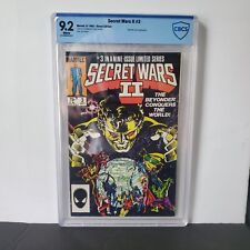 Marvel Comic Book Secret Wars II #3. CBCS 9.2 WHITE PAGES. M Price Box Variant.  picture