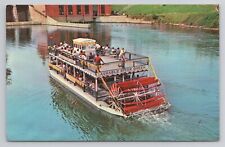 River Queen, Scenic Boat Chrome Postcard 985 picture
