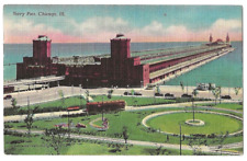 Chicago Illinois c1940's Navy Pier, Lake Michigan picture