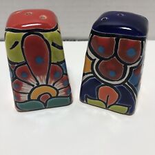 Authentic Hand-Painted Talavera Salt & Pepper Shakers Lead Free picture