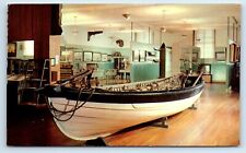 Postcard Whaling Museum, Stove Boat, New Bedford, Mass F114 picture