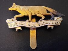 Queen's Own Yeomanry Cap Badge British Army Issued Military picture