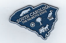 SOUTH CAROLINA  SC  THE PALMETTO   STATE OUTLINE MAP MAGNET , NEW picture