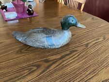 Antique, Hand Craved, Hand Painted Duck Very Old picture