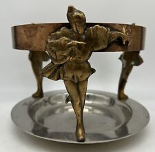 Joseph Heinrichs Copper,  Brass  & Chrome Chafing Dish Stand, Jester picture